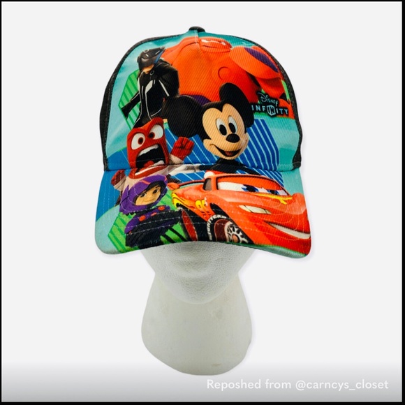 Disney Infinity Youth Multi-Character Adjustable Snapback Baseball Cap OSFM - Picture 3 of 12